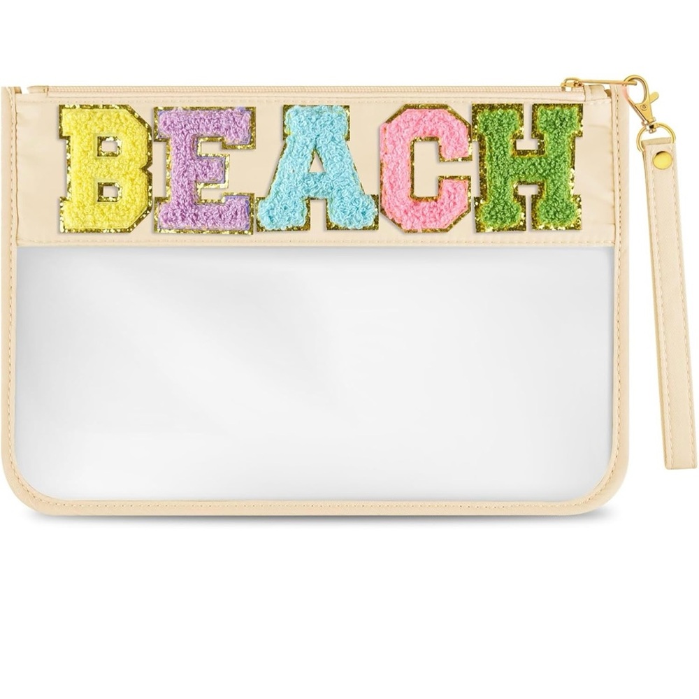 Colorful Beach Pouch NWT